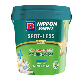 Sơn nội thất Nippon Odourless Spot Less Plus+ 15L